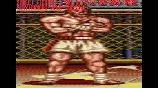 Street Fighter 2 Not Settled Sega Genesis ROM Hack Sagat Playthrough