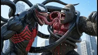 KONG VS VENOM: City Destruction | Cinematic AI Movie (4K)