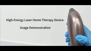 High Energy Laser Home Therapy Device Usage Demonstration