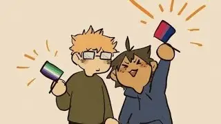 Some Haikyuu pride things🏳️‍🌈✨ (I meant to upload this 2 days ago but my motivation failed me)