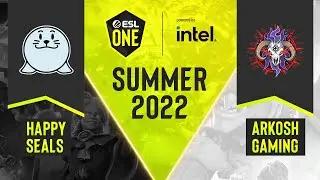 Dota2 - Happy Seals vs. Arkosh Gaming - Game 3 - DPC NA Tour 3 - ESL One Summer 2022