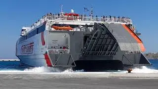 HSC Thunder αναχωρηση απο λιμενα Συρου 26/7/2021