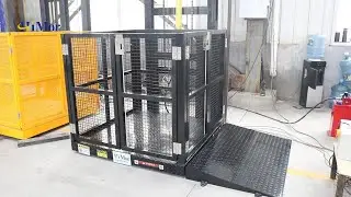 Himor 500kg 90 degree adjacent access small goods lift #500kglift #goodslift #cargolift