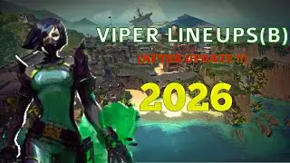 Viper Breeze B site Lineups  (After UPDATE !! ) | Valorant | 2026