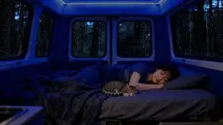 Cozy Fast Sleep Instantly !!! Heavy Rain in a Cozy Car | Sleep Sounds Stress Relief - Perfect Sounds