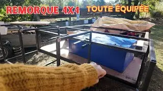 Comment on va am&eacute;nager notre remorque 4x4 !! #travel #nomade #4x4am&eacute;nag&eacute;