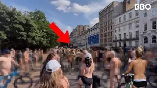 Naked ride! The moment I saw them taking off their clothes... I totally surrendered!