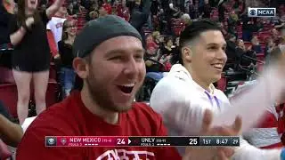 2019-2020 UNLV vs UNM (Nick Blair #20 in white jersey