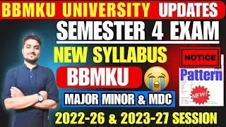 New Syllabus with New Pattern Semester 4  BBMKU Major, Minor & MDC All Subjects Syllabus Semester 4