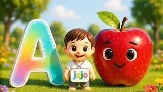 A for apple | अ से अनार | abcd | Abc phonics song nursery rhymes | JOJO Wala ABCD