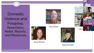 (6/10/21) Domestic Violence and Firearms: Restrictions, Relief, Reports, and Resources