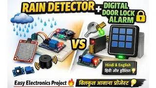 Rain Detector And Digital Door Lock || New Science Project 2026