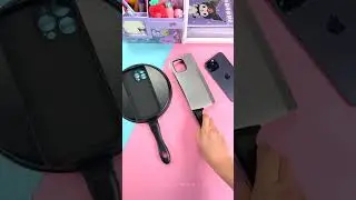 My new phone cases - Unboxing - Pan Phone Case - Knife Phone Case #shorts #youtubeshorts