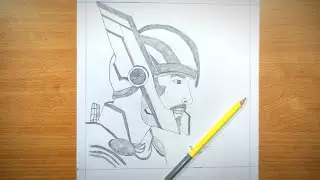 How To Draw Thor Easy | ✍️🤫Thor ki drawing kaise banaen step by step | Marvel