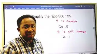 How to Simplify a Basic One-Step Solution Ratio in Algebra (Exam Case)