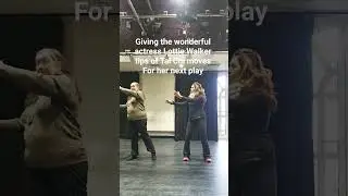 Giving Tai Chi tips to actress Lottie Walker for her next play #taichi  #actress #performance