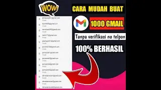 CARA BUAT AKUN GMAIL BANYAK TANPA VERIFIKASI NO HP TERBARU 2022 100% BERHASIL