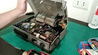 How to restore 1980s Radio Cassette Recorder - CONTEC