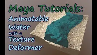 Animate Easy Water with a Basic Texture Deformer (Maya)