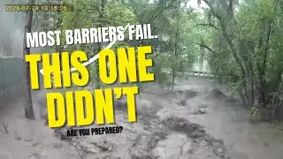 Debris Flow vs HESCO Barriers:  Burn Scar Flooding in Action