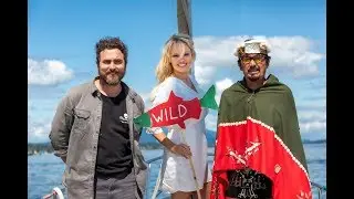 PAMELA ANDERSON AND FIRST NATIONS BOARD SALMON FARMS IN BC
