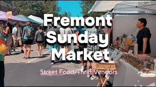 Explore the Fremont Sunday Market in Seattle | 4K Walking Tour #Seattle #4K #WalkingTour