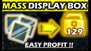 HOW TO GET RICH EASILY IN 2020 !! GROWTOPIA MASSING DISPLAY BOX (INSANE PROFIT 🤑🤑)