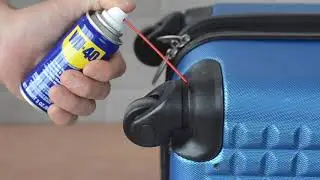 WD-40 Life Hacks - Un-stick Luggage Wheels