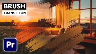 How To Make Paint Brush Transition In Premiere Pro | Smooth Brush Reveal Effect