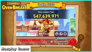 [Cookie Trials] Pizza Cookie 547.6M (Hard Mode) l Cookie run: Ovenbreak