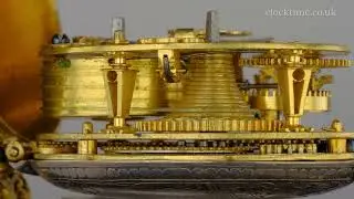 Clocktime David Ramsay's King James Portrait Watch c1618, 360&deg; movement view