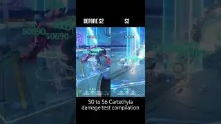 S0 to S6 Cartethyia damage test compilation #wutheringwaves #cartethyia #wuwa
