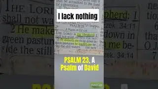 I lack NOTHING#Psalm 23:1 NIV#