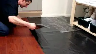 LVT installation on the InstaLay 'Peel & Stick' system