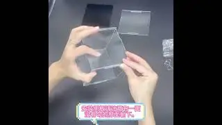 Clear Acrylic Display Case Countertop Box Organizer Stand Dustproof