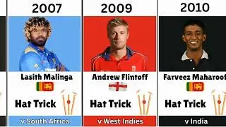 All Mens Bowlers with Hattrick in International Cricket from 1992 to 2025 