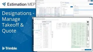 Estimation MEP - Designations Manage Takeoff & Quote