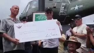 Gary Sinise donates $15,000 to Lansing Veterans Memorial