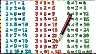 Table of 2 to 4 | Table of Zero to Ten | Table (10/12/24) multiplication | 2 to 4 Tables Learning