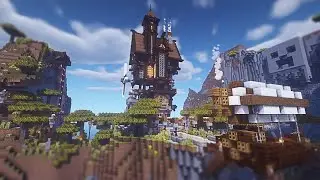 Minecraft Steampunk House (Timelapse)