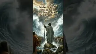 Moses and Israelites pass out the Ref sea // God tell Moses not to fair #shorts