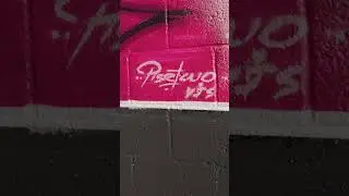 💥Zoom sur le 🅟 de &ldquo;Urban-Painters.com&rdquo; avec un blaze bien solide sign&eacute; Pisetwo !