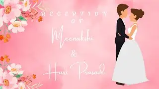 LIVE RECEPTION OF MEENAKSHI❤️ HARI PRASAD ON 27th JANUARY 2026 FROM 6:00 PM ONWARDS