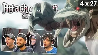 THIS EPISODE IS UNREAL!!! | Anime NEWBIES vs. Attack on Titan 4x27 