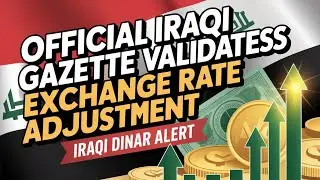 Official Iraqi Gazette Validates Exchange Rate Adjustment | Iraqi Dinar Alert