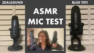 ASMR Mic Trigger Test with Blue Yeti vs ZealSound | Which sounds better?