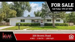 Remodeled, 4-Bedroom Home with Large Yard, no HOA and RV parking &ndash; 200 Brown Road, Montrose CO