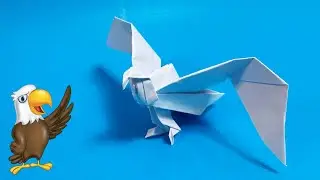 Águila de origami | Cómo hacer un águila de papel | Aves de origami