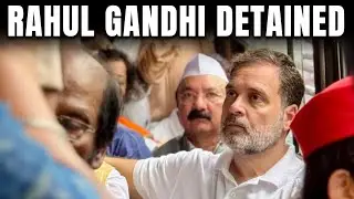 LIVE | Rahul Gandhi Detained| INDIA Bloc Protest Against Election Commission