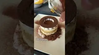 Hot Chocolate Tiramisu with Vegan sponge and non dairy cream
